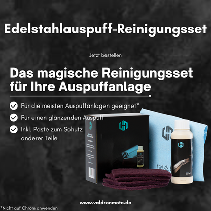 Edelstahlauspuff-Reinigungsset