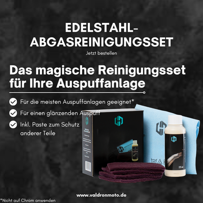 Edelstahl-Abgasreinigungsset