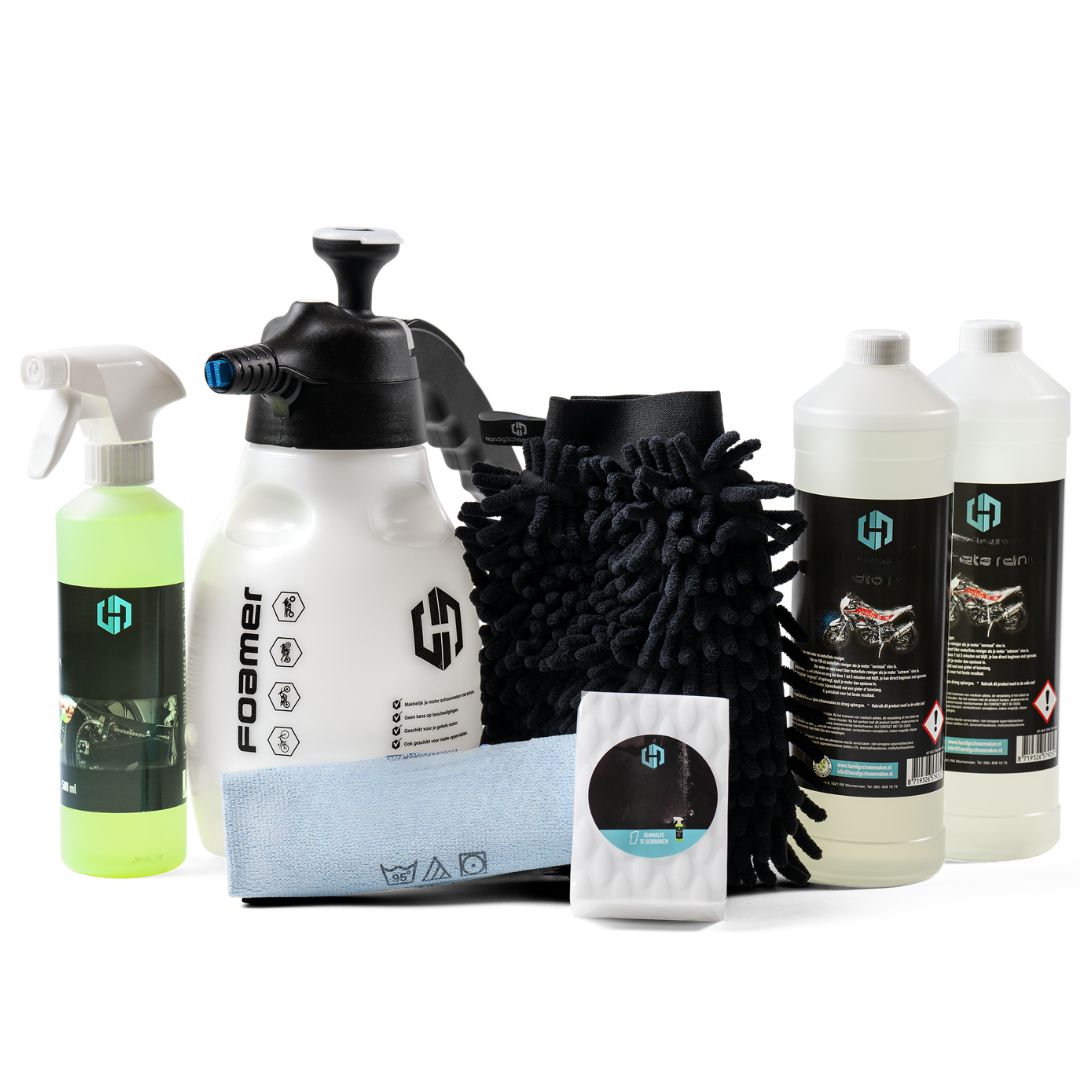Motorradreiniger-Starterset