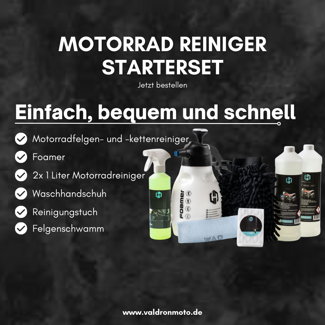 Motorradreiniger-Starterset