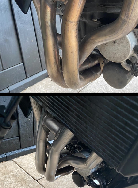 Edelstahl-Abgasreinigungsset