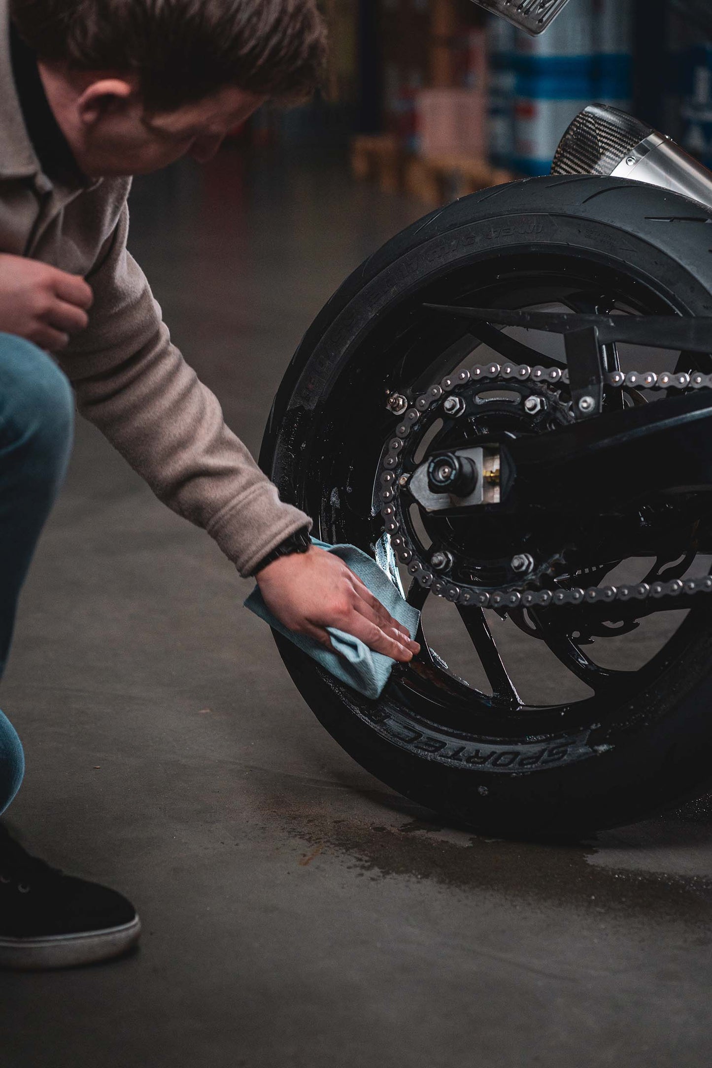 Motorradreiniger-Starterset