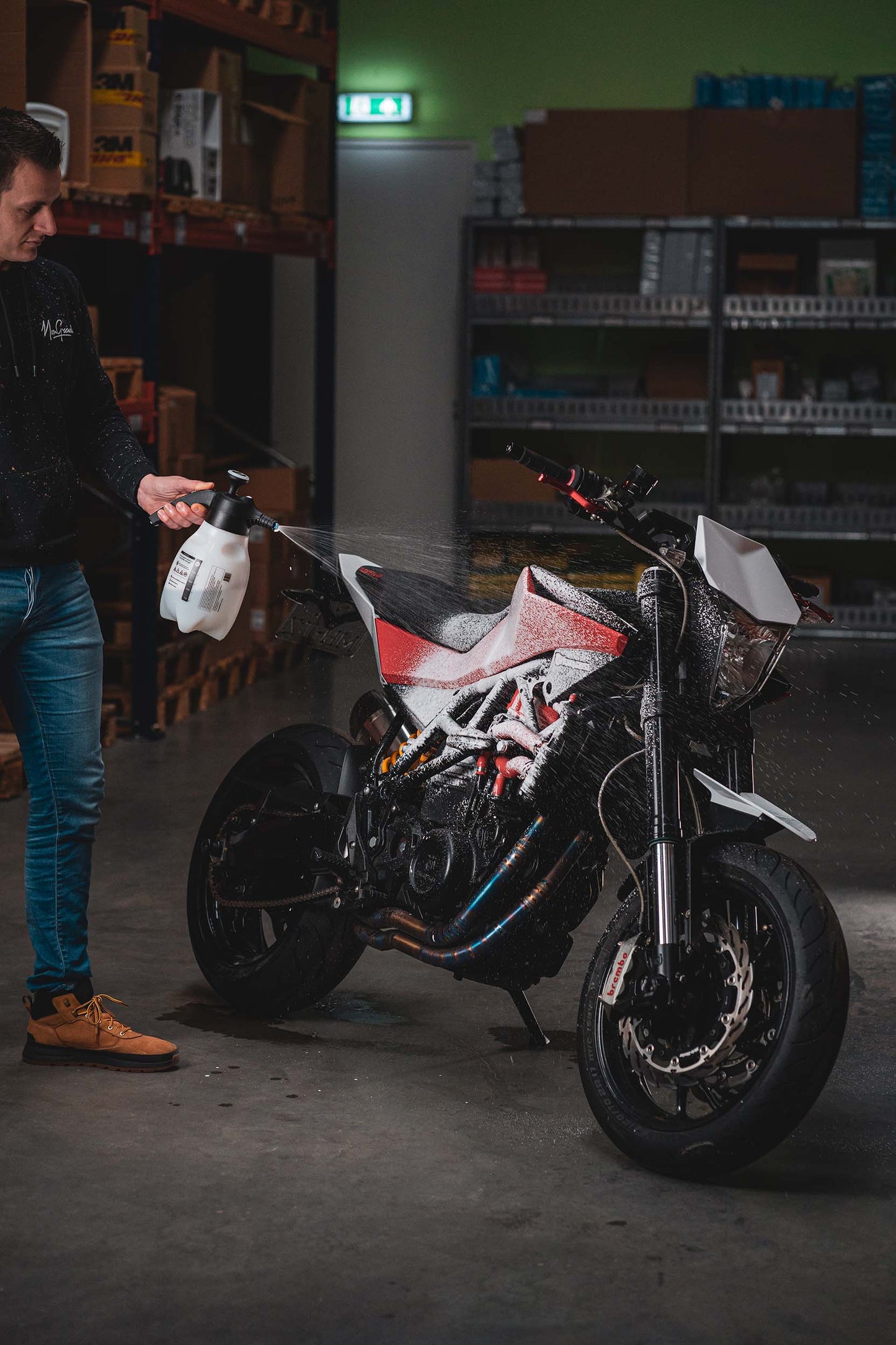 Motorradreiniger-Starterset